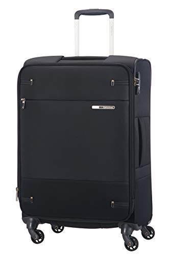 Samsonite Base Boost - Spinner M Erweiterbar Koffer, 66 cm, 67,5/73,5 L, Schwarz (Black)