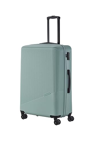 travelite 4-Rad Hartschalenkoffer groß 96 Liter, Gepäck Serie BALI: ABS Hartschalen Trolley mit TSA Kombinationsschloss, 77 cm