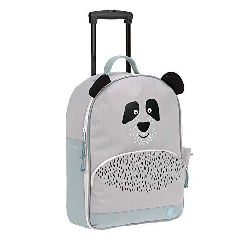 LÄSSIG Kinderkoffer Trolley Reisekoffer mit Teleskopstange und Rollen ab 3 Jahre, 45 cm, 17 L/Trolley About Friends, Pau Panda