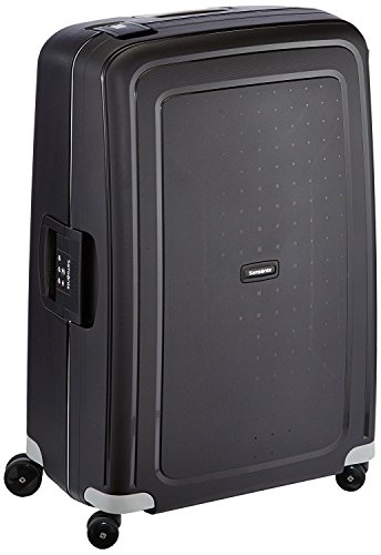 Samsonite S'Cure - Spinner L Koffer, 75 cm, 102 L, 4 Rollen, Schwarz (Black)