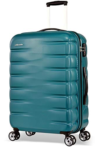 Probeetle by Eminent Koffer Voyager VII (2. Generation) 68 cm 71 L Hartgepäck super leicht Anti-Kratz-Hartschale 4 leise Doppelrollen TSA Schloss Petrol