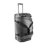 Tatonka Trolley Barrel Roller L (80 Liter) - Reisetrolley aus LKW-Plane mit Teleskop-Handgriff und großer Reißverschluss-Öffnung - 80l Reisetasche - robust und pflegeleicht (black)