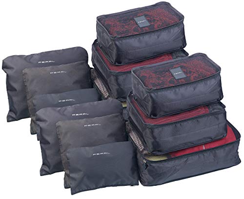 PEARL Koffertaschen: 12er-Set Kleidertaschen für Koffer, Reisetasche & Co., 6 Größen (Koffertaschen Set)