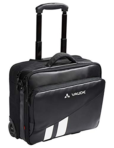 VAUDE Reisegepäck Tuvana 25, innovativer Piloten-Koffer für den Business-Alltag, azure, one Size, 142490100, Schwarz