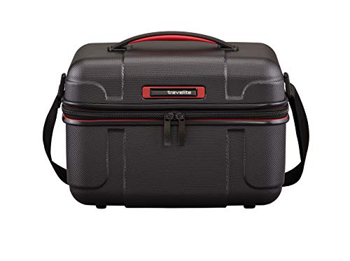 Travelite Handgepäck Kosmetikkoffer mit Aufsteckfunktion, Gepäck Serie VECTOR: Robustes Hartschalen Beautycase in stylischen Farben, 36 cm, 20 Liter