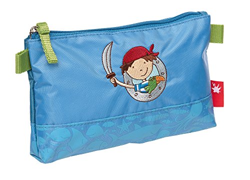 sigikid, Jungen, Kulturtasche - Schlampermäppchen – Stiftetasche, Sammy Samoa, Blau, 24939, 20 cm