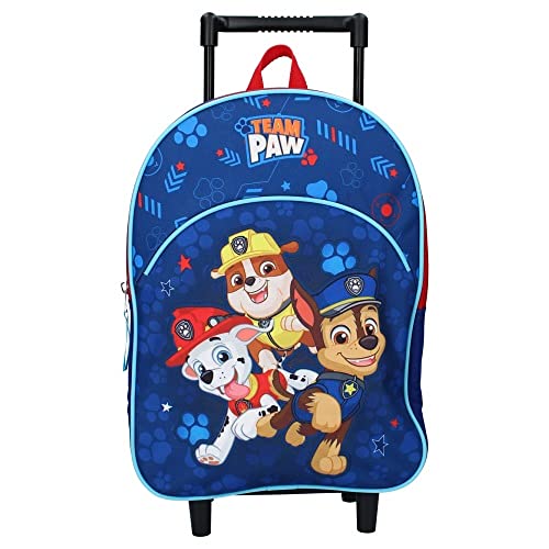 PAW PATROL - Team Paw - Chase, Marshall & Rubble - Kindertrolley Kinderkoffer Kindergepäck - 520-1398